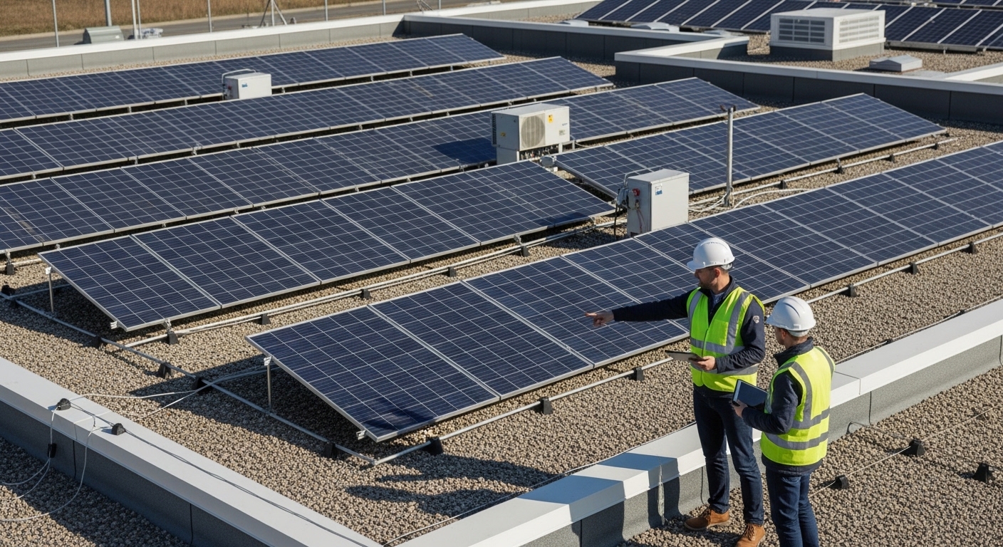 Inergy Hitech Infra solar and electrical project portfolio